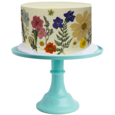Pressed Flower Cake