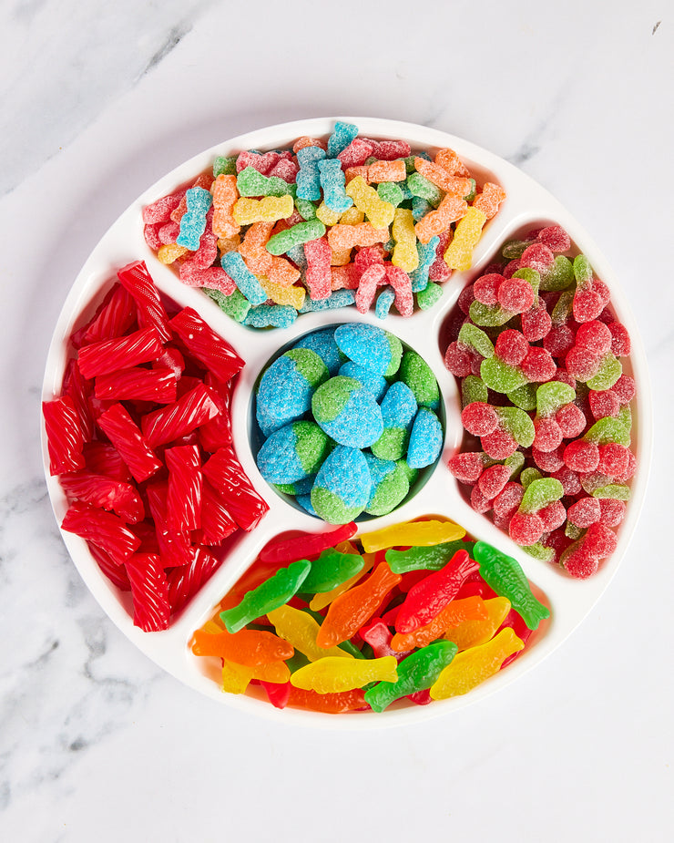 5 Section Candy Platter