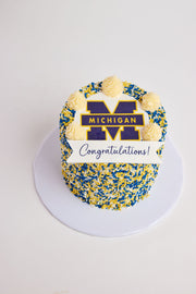 College Logo Cake