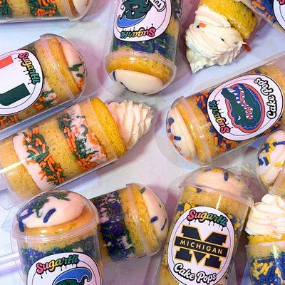 College Cake Push Pops