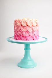 Ombre Rosette Cake