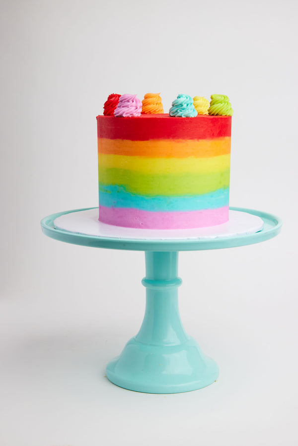 Rainbow Ombre Cake