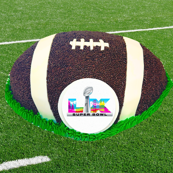 Super Bowl Football Cake