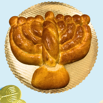 Menorah Challah