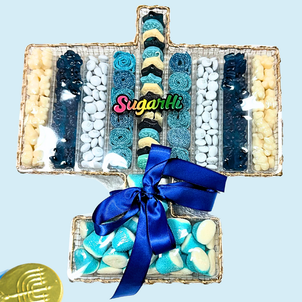Candy Filled Menorah