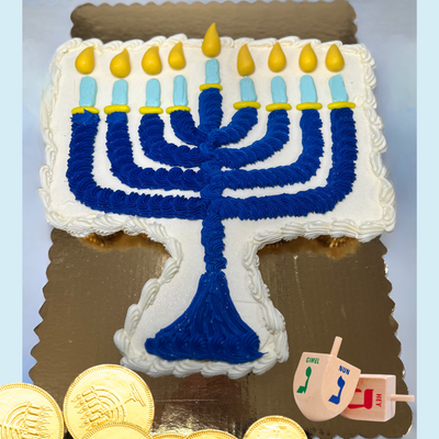 Menorah Pull Apart Cupcakes