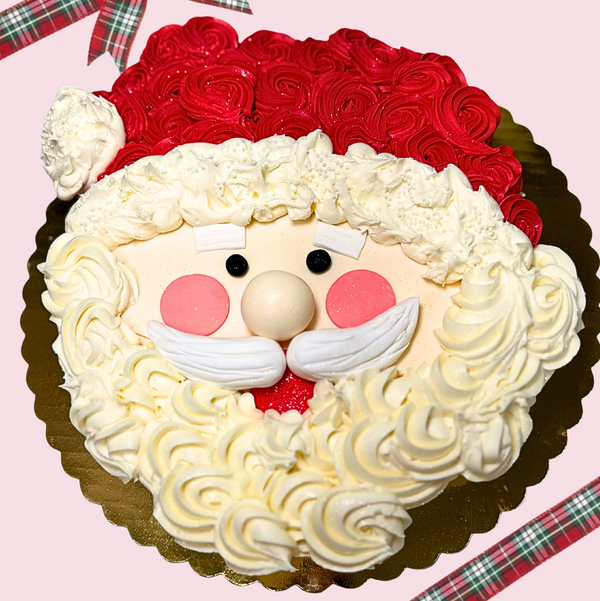 Santa Pull Away Cupcake Cake